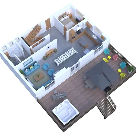 Vakantiehuis Gite Chalet 12 Pers Spa Hautes Vosges Les Libellules