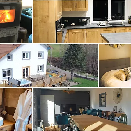 Gite Chalet 12 Pers Spa Hautes Vosges Les Libellules Vakantiehuis *